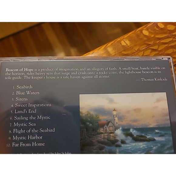 Thomas Kinkade CD DVD Set Mystic Sea Gift Tin Postcards - Picture 7 of 9